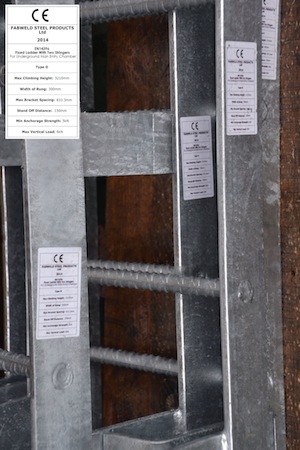 CE Marked Manhole Entry Ladders