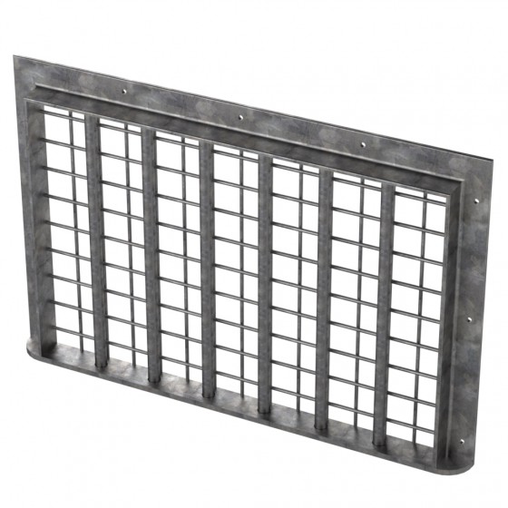 Overflow Grille with Integral Trash Screen