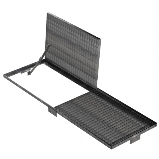 Open Mesh Grate and Frame