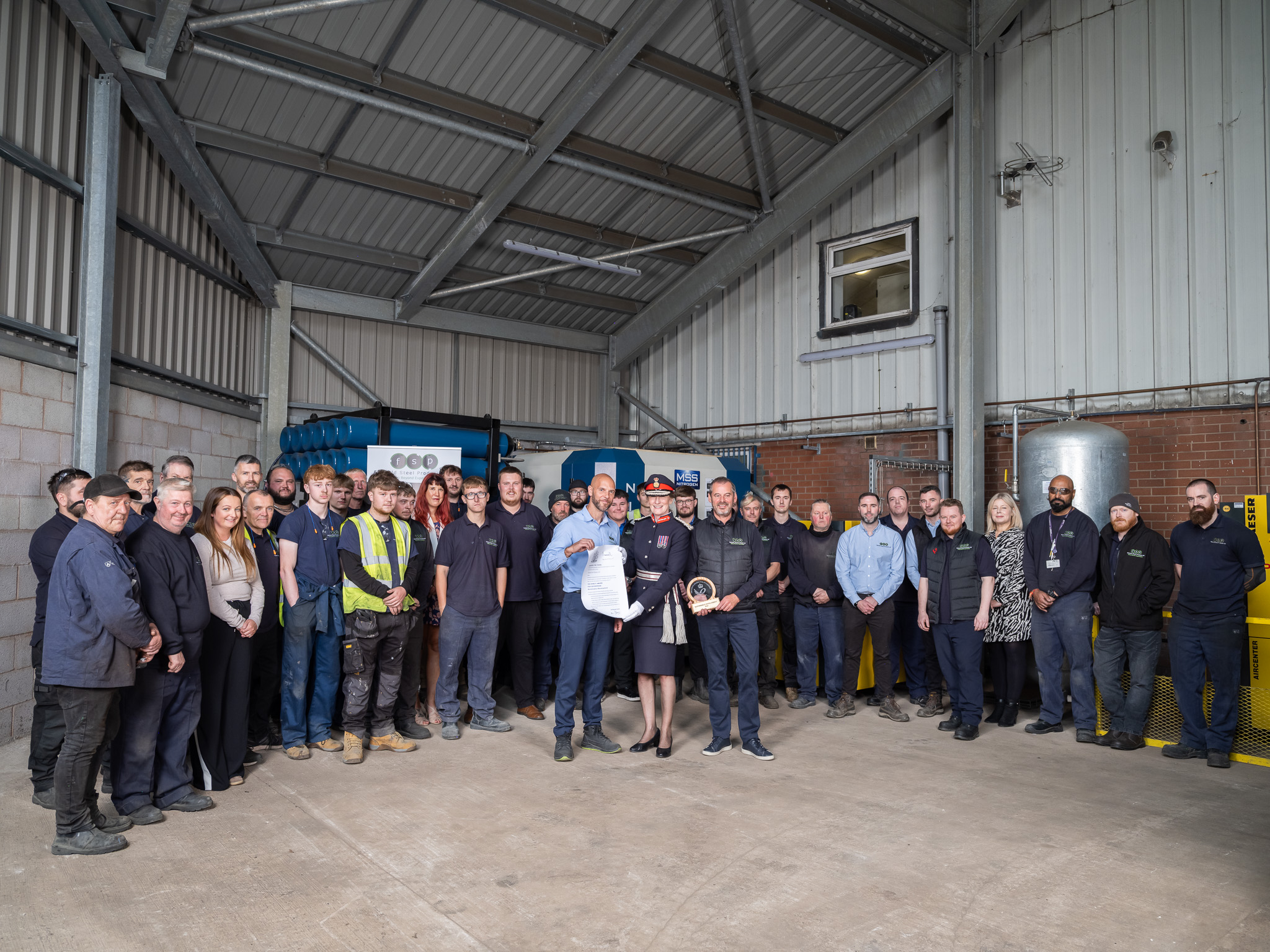 Fabweld celebrates King’s Award presentation