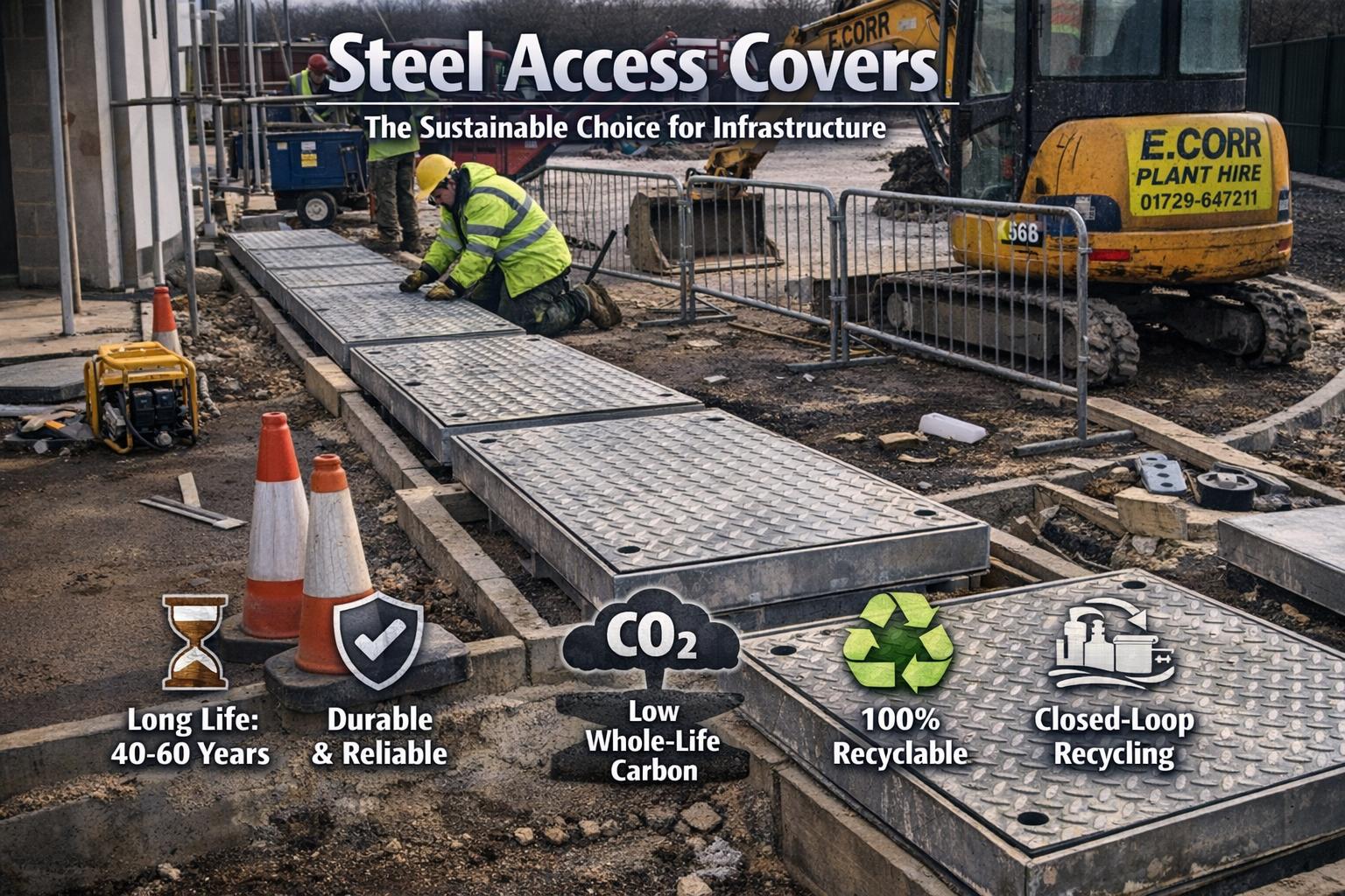 Steel vs Composite Access Covers: Why Whole-Life Carbon Matters